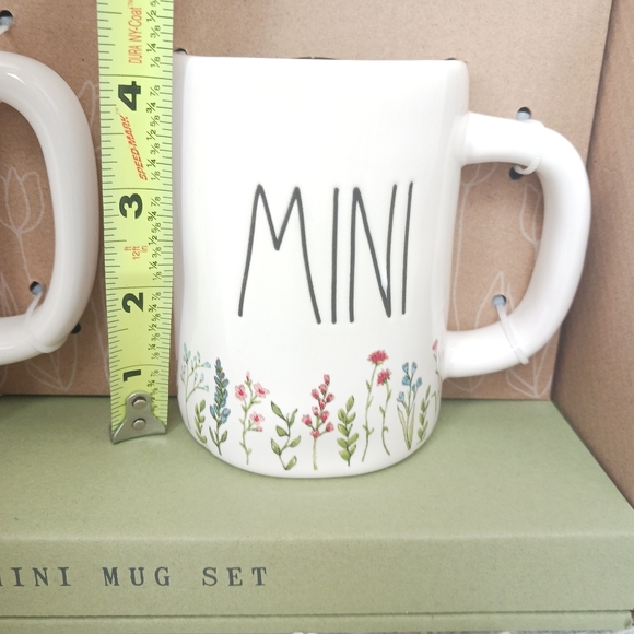 Rae Dunn Mom and Mini Floral Butterfly Ceramic Mug Gift Box Set - Picture 13 of 16